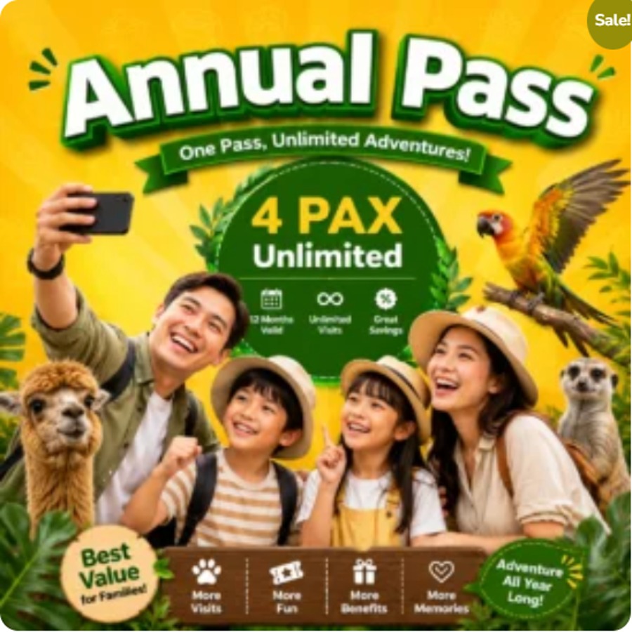 Annual Pass – 4-Pax Family